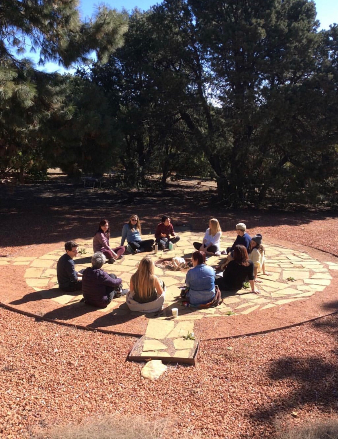 Outdoor group workshop session